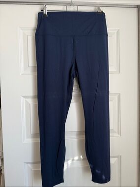 High-Waist Navy Leggings